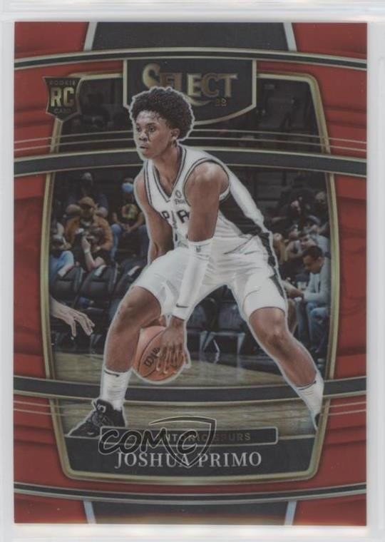 2021-22 Panini Select Concourse Red Prizm 125/199 Joshua Primo #68 0c6v