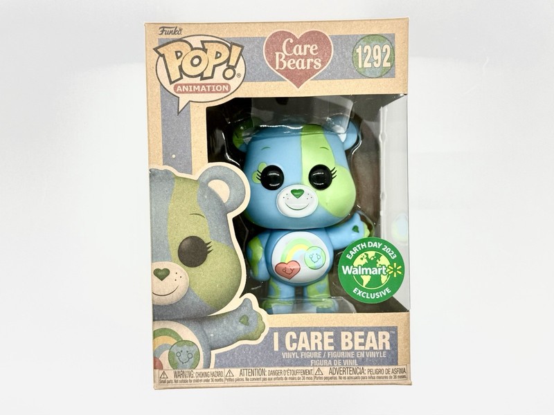 Funko Pop! Animation Care Bears I Care Bear #1292 Earth Day 2023 Walmart