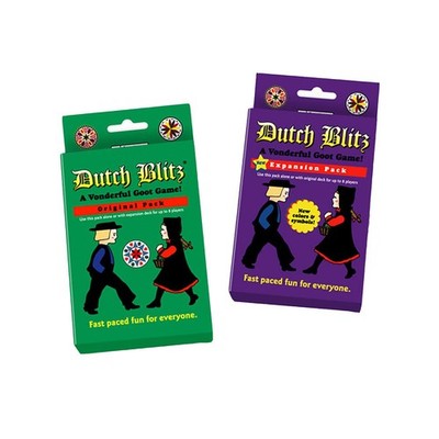 Dutch Blitz: Original and Purple Expansion Combo, Fast Paced Card Game, Multi 