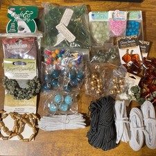 Jewelry Making Supplies Beads Charms Cords Findings Craft Kit Bundle