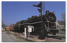 Union Railroad Steam Engine 304 Postcard Greenville PA Largest Yard Engine