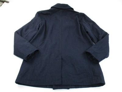 Old Navy Jacket Mens XL Blue Regular Wool Blend Double Breasted