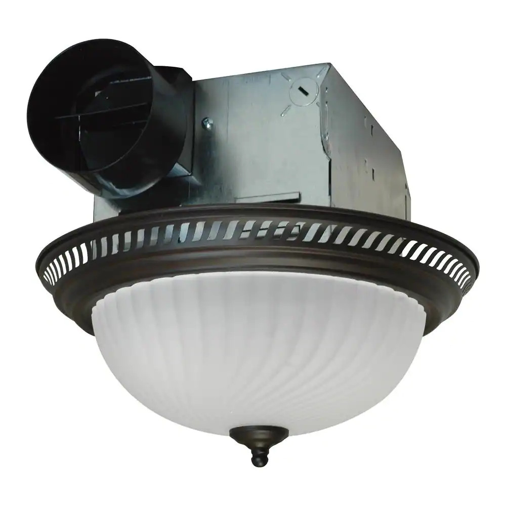 Ceiling Bathroom Exhaust Bath Fan with Light 70 CFM Quiet Vent Decorative  Bronze 313050828877 | eBay