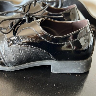 OuouValley Men\'s Shoes| NWT Ououvalley Mens Patent Leather Tuxedo Dress Shoes Lace Up  main image 3