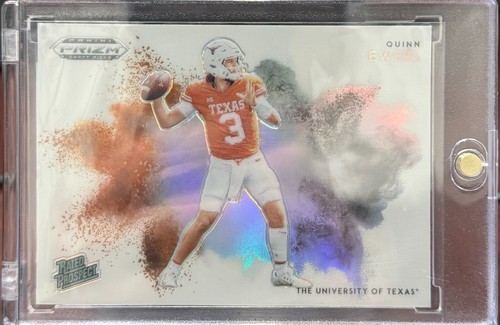 Quinn Ewers #CB-17 2023 Panini Prizm Draft Picks Color Blast card