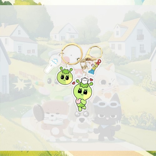 Kpop Boynextdoor Cartoon BBNEXDO Acrylic Keychain Bag Charm Accessory - Picture 7 of 9
