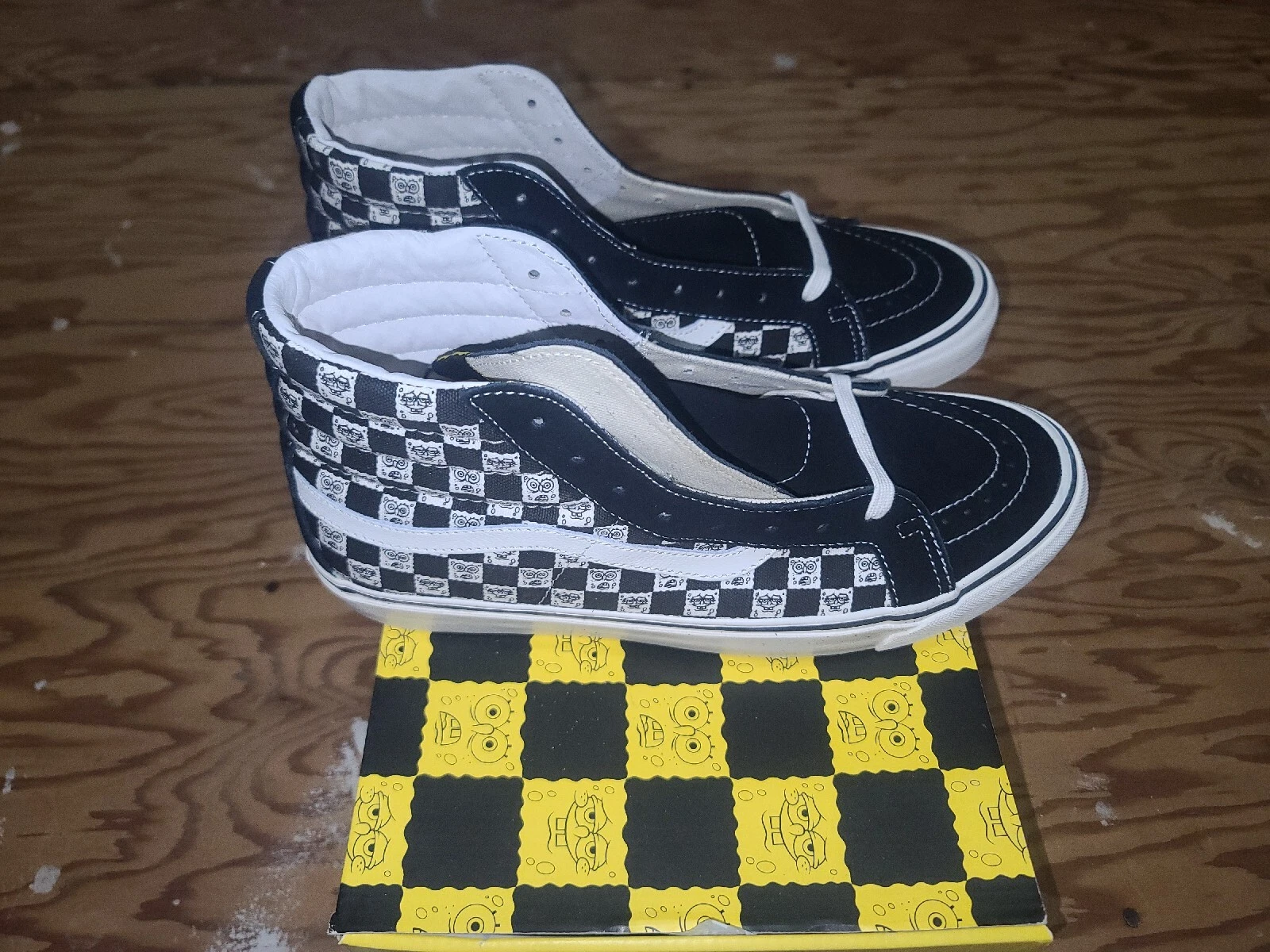 Pantalon carré Vans x Bob l'éponge OG Sk 8 Hi LX plongée taille 11 hosoi wtaps supreme