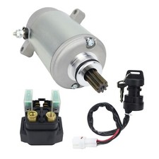 Starter Motor & Relay & Ignition Switch for Yamaha Big Bear 400 2002-2008 18758