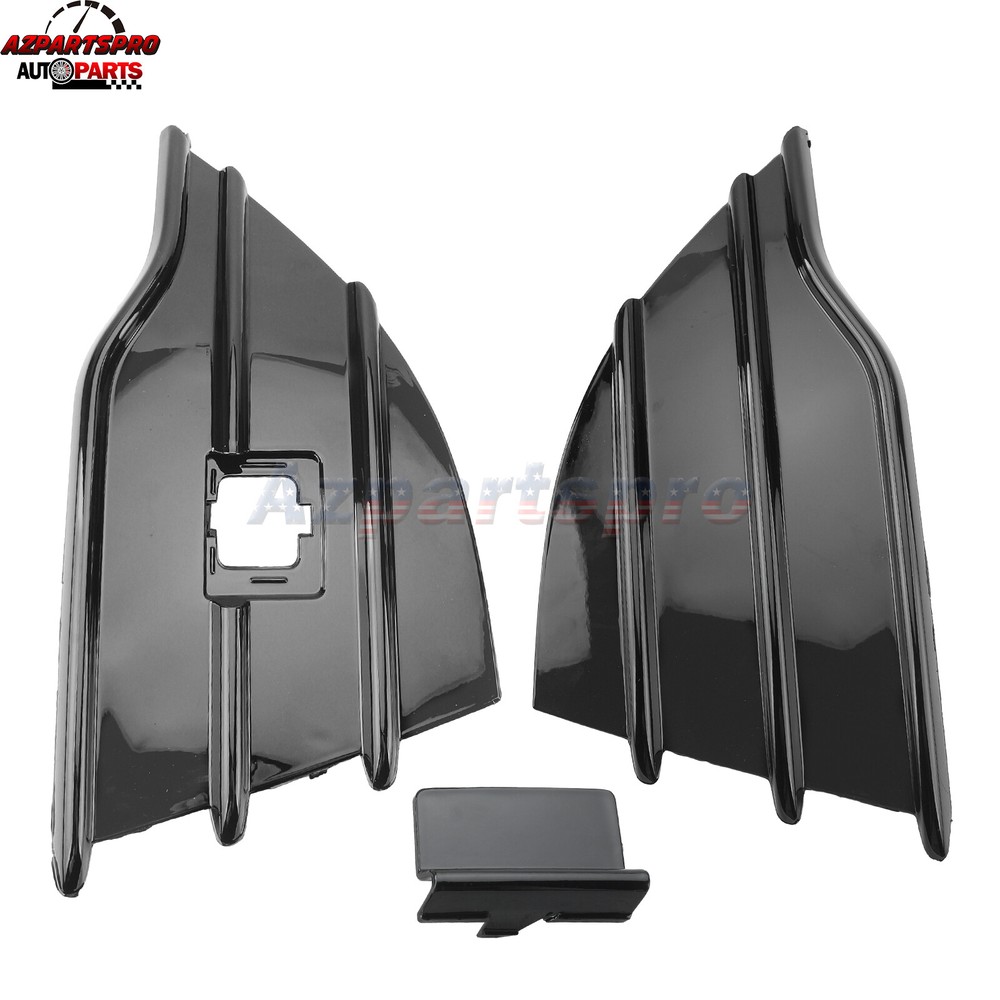 2pc Front Bumper Fog Light Cover Trim for 2013-2016 Ford Escape