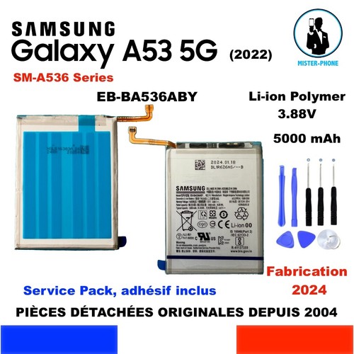 GENUINE BATTERY SAMSUNG GALAXY A53 5G ( 2022 ) SM-A536 Series EB-BA536ABY OEM - Zdjęcie 10 z 10