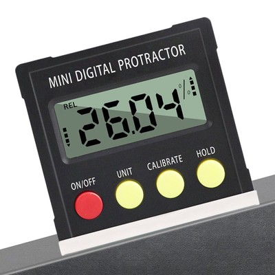 Magnetic Digital Level Box LCD Angle Finder Protractor Inclinometer Bevel Gauge
