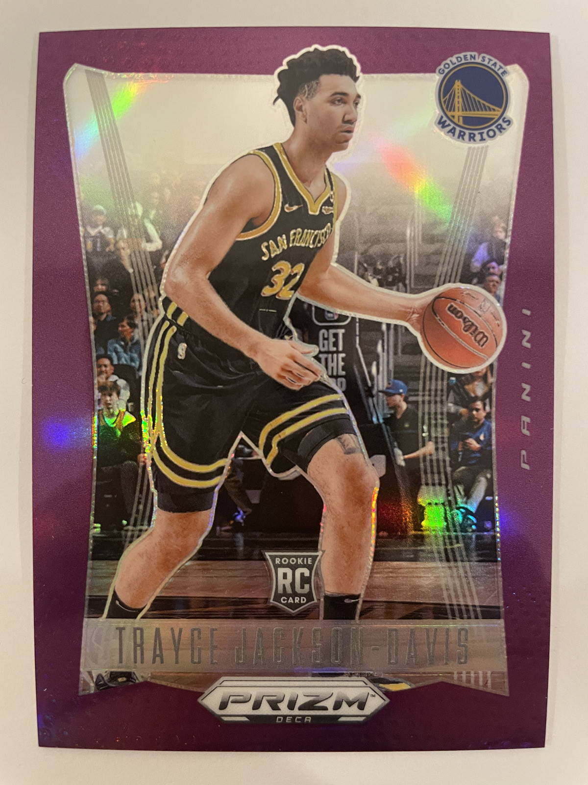 2023-24 Panini Deca Prizm /99 Trayce Jackson-Davis Rookie Card Purple #239