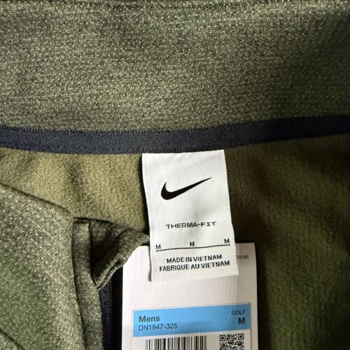 Nike Golf Therma-FIT Pullover 1/2 Zip olivgrün sportlich Oberteil Herren M - Bild 4 von 8