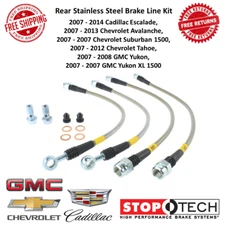 StopTech Rear Steel Brake Line Kit For 07-14 Escalade / Avalance / Tahoe / Yukon