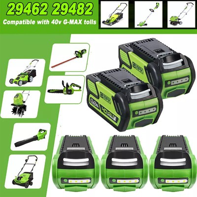 4/1Pc 29472 For Greenworks 40V Lithium G-MAX Battery 5Ah 6Ah 8Ah 29462 24312