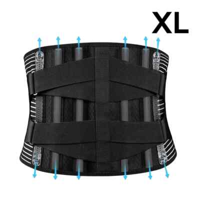 Adjustable Lower Back Brace Lumbar Support Waist Belt Men Women Pain Relief NEW