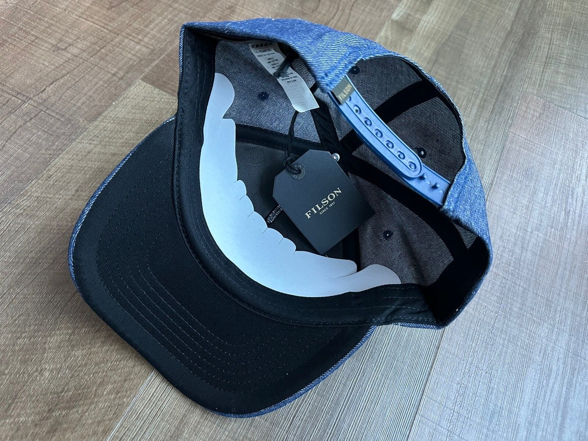 FILSON - Harvester Cap - Denim Blue - Adjustable Snap
