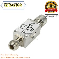 RF DC Block Bias Tee Feed with N Connectors 10MHz-6GHz Using Frequency TZT1