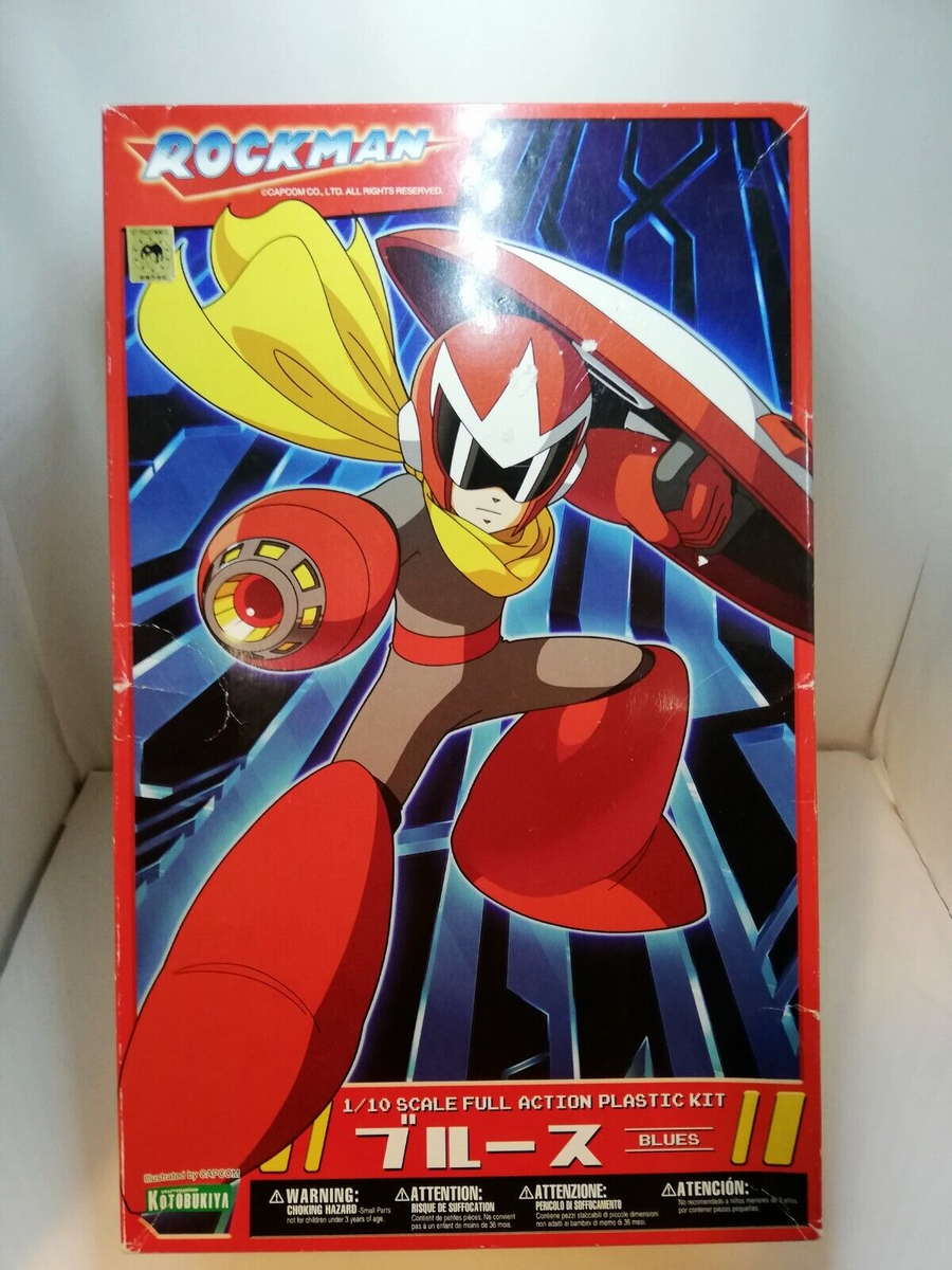 Rare/Kotobukiya Rockman 2 Blues 1/10 scale action plastic kit