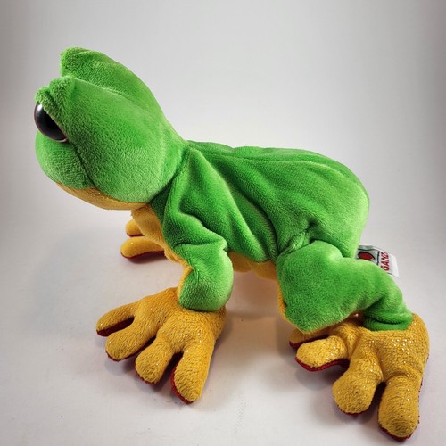 Ganz Webkinz Tree Frog Plush Green Glitter Stuffed Animal (Model HM109) - Picture 3 of 7