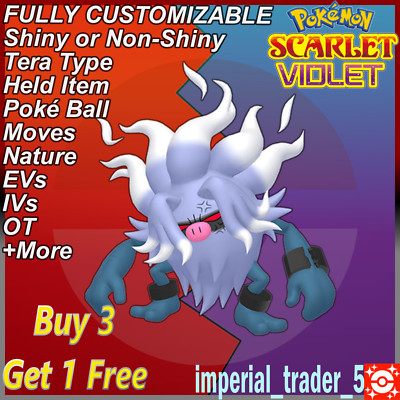 Pokémon Scarlet and Violet   Shiny Annihilape   W/ Best 6IV Customizable