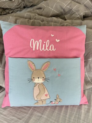Kissen mit Tasche personalisiert 