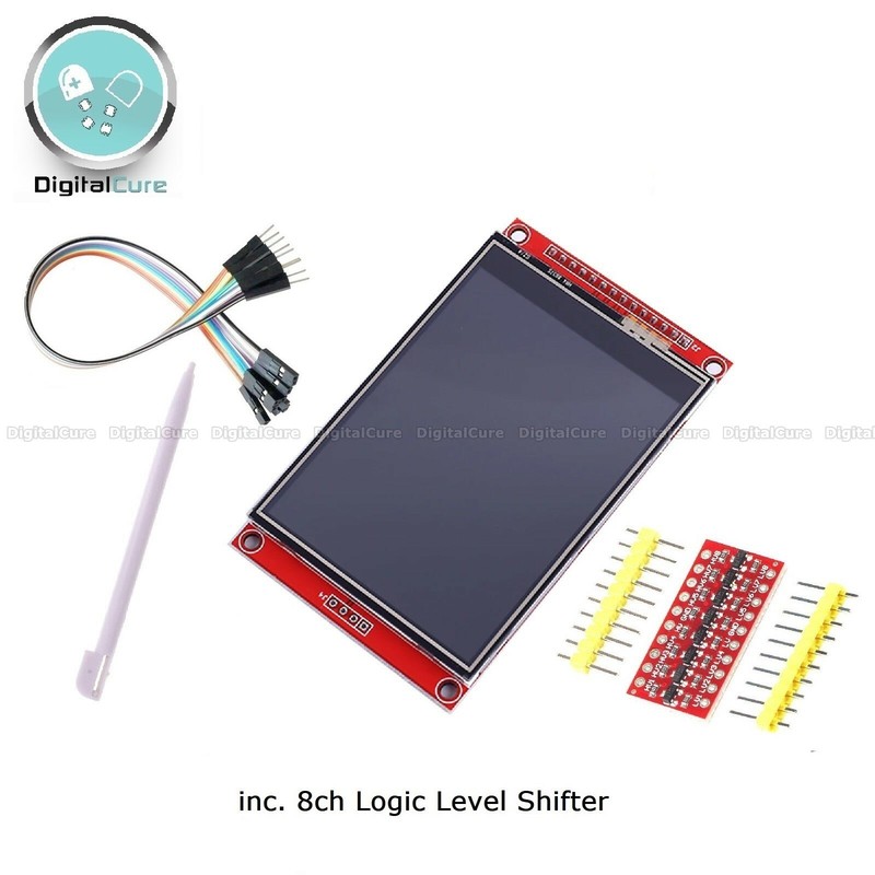 3.2" inch Touch Screen TFT LCD 320x240 ILI9341 SPI 3.3V 5V Display - Arduino