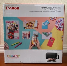 New Canon Pixma TS5320 Inkjet All-In-One Printer Wireless Printer Black AirPrint