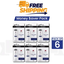 6 x NEUTROGENA Lip Balm Norwegian Formula For Dry, Chapped Lips SPF20 4.8g