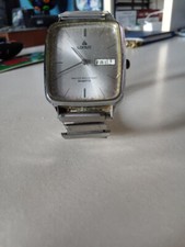 VINTAGE-Lorus Men's Quartz Water Resistant Watch-Silver Band