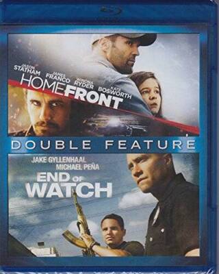 End of Watch  Homefront - Double Feature - DVD - GOOD