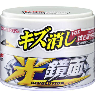 NEW SOFT99 White Scratch Clear Wax Mirror Finish (200g)