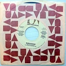 FAMILY rare US copy PROG pregressive vg++ 45 BURLESQUE / THE ROCKING R'S dm115