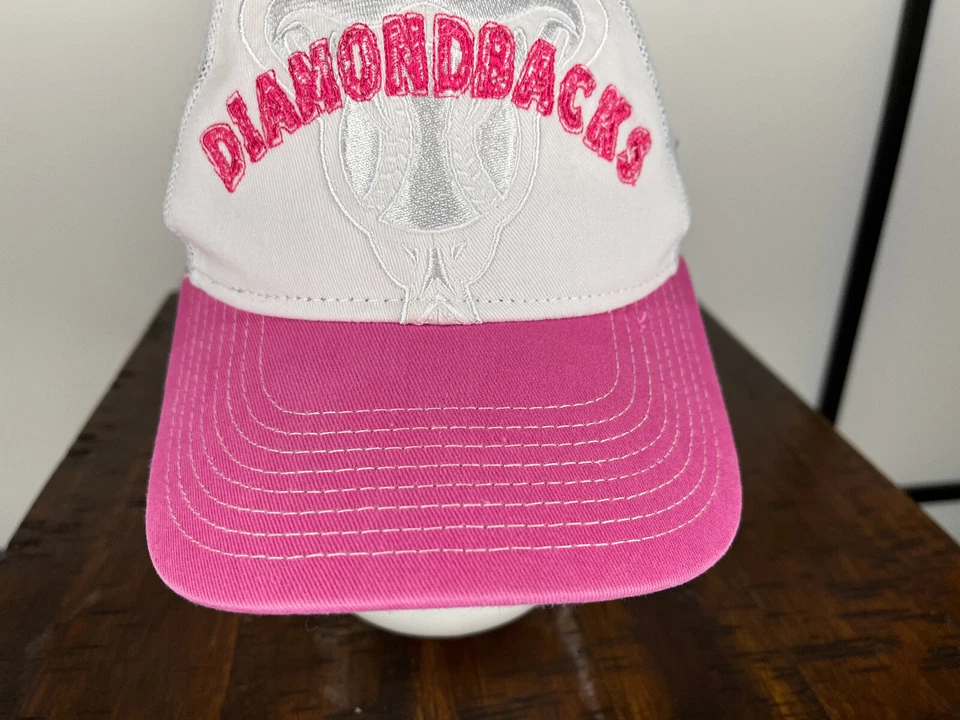 Gorra Arizona Diamondbacks Correa Trasera Juvenil Rosa MLB Camionero Poliéster 9Forty Foto 3 de 4