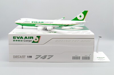 希少価値　1/200 エバー航空  B747 Cargo 航空機模型 EVA Air Cargo B747-400F B-16482 JC Wings 1:200 Diecast Interactive