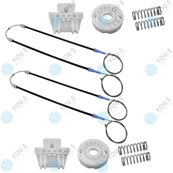 FüR Renault Clio 2 II 4/5 TüRer Fensterheber Reparatursatz Vorne Links + Rechts-image