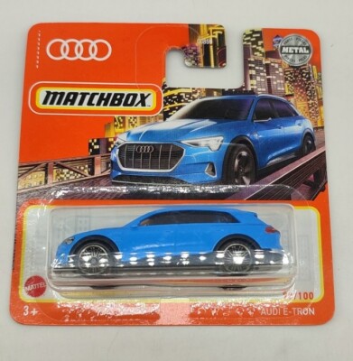 Matchbox Audi E-Tron Auto Blau Wagon Neu und Ovp