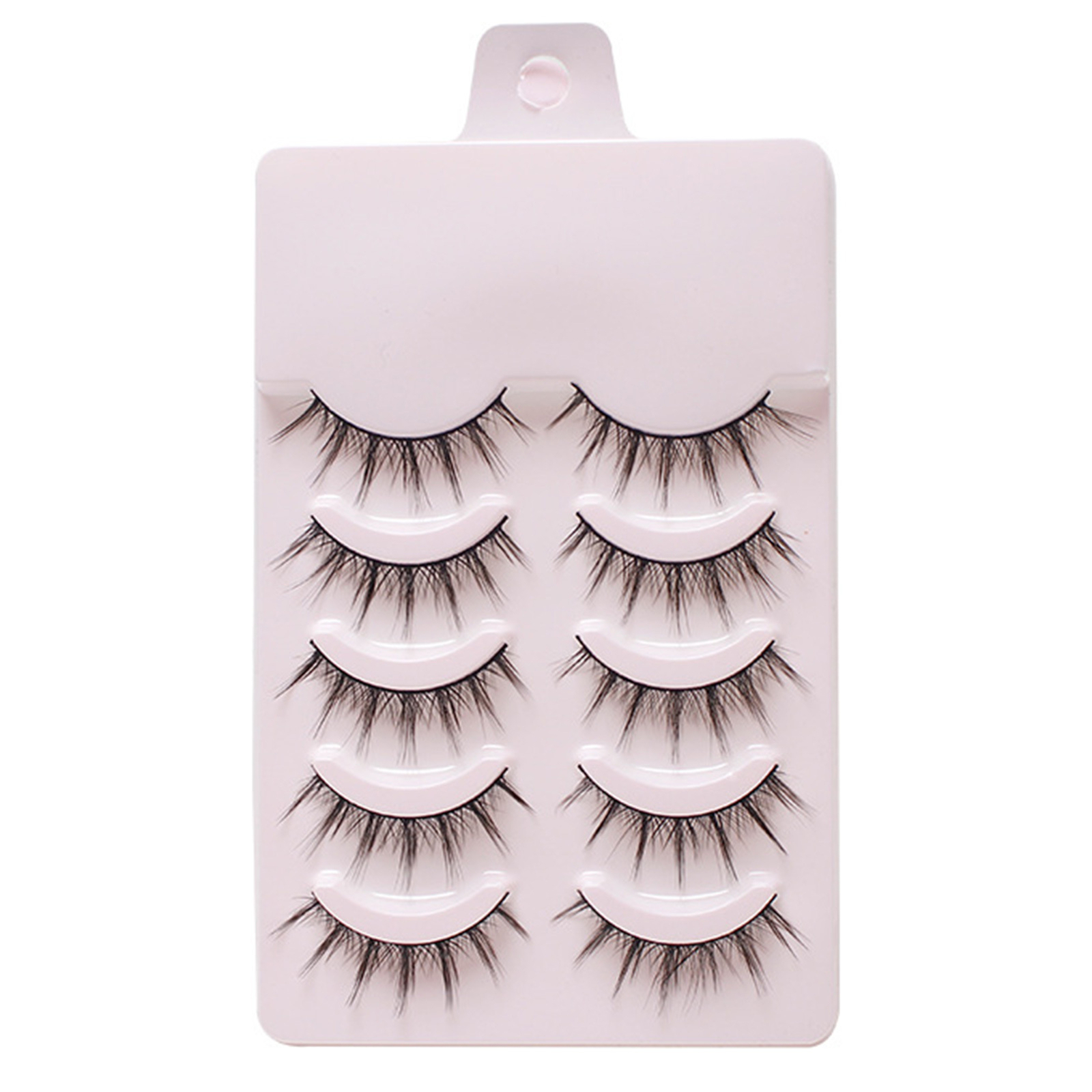 Lolita Cosplay False Eyelashes Cross 3D 5 Pairs Eye Makeup Handmade ...
