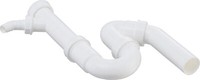 RöHren-Siphon Viega Weiß Kunststoff Ablaufbogen 45° Dn 40 31208V