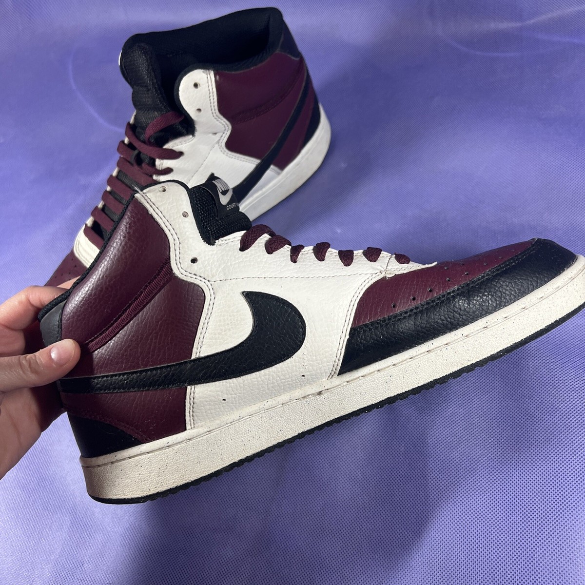 Nike Court Vision Mid Dk Beetroot/Black Sail Men’s Size 10.5 DN3577-600 Retro Buy Nike Court Vision Mid Next Nature Men main image 2
