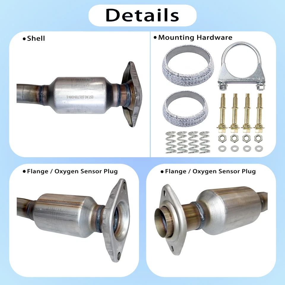Catalytic Converter for 2007-2017 Nissan Versa Note 2013-2018 Sentra 1.6L 1.8L Foto 2 de 4