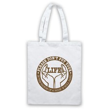 BRITPOP DON'T LOOK BACK IN ANGER NON UFFICIALE ROCK INNO TOTE BAG LIFE SHOPPER