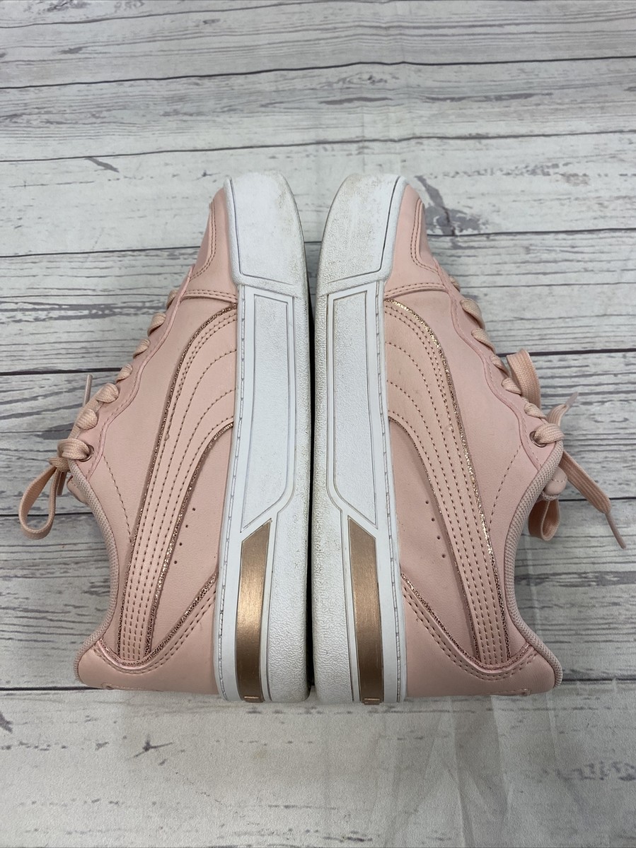 Puma 374797-02 Skye Metallic Peachskin Pink White Women