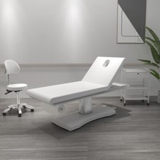 LETTINO ELETTRICO BIANCO DA MASSAGGI LETTINI STUDIO ESTETICA CENTRI ESTETICI SPA
