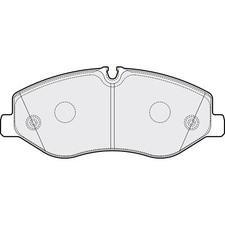 Brake Pads Set For Mercedes Vito Tourer W447 116 CDi 4matic Front Apec Blue