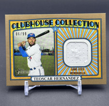 2021 Topps Heritage - Clubhouse Collection Relics Teoscar Hernandez #CCR-TH /99