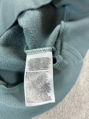 The North Face Cotton Blend Logo Crew Sweatshirt (Women's X-Small) Blue - Picture 11 of 12