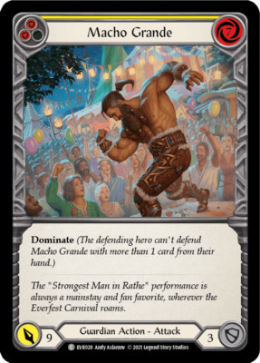 MACHO GRANDE (YELLOW) X3 *FAB EVERFEST 1ST EDITION*