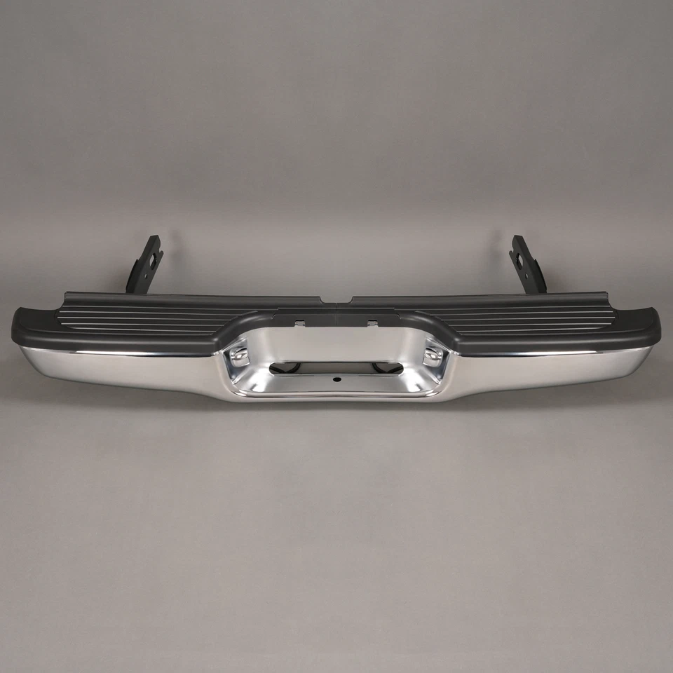 Chrome Complete Rear Step Bumper Assembly Fit For Toyota Tacoma Truck 1995-2004 - Image 2 of 4
