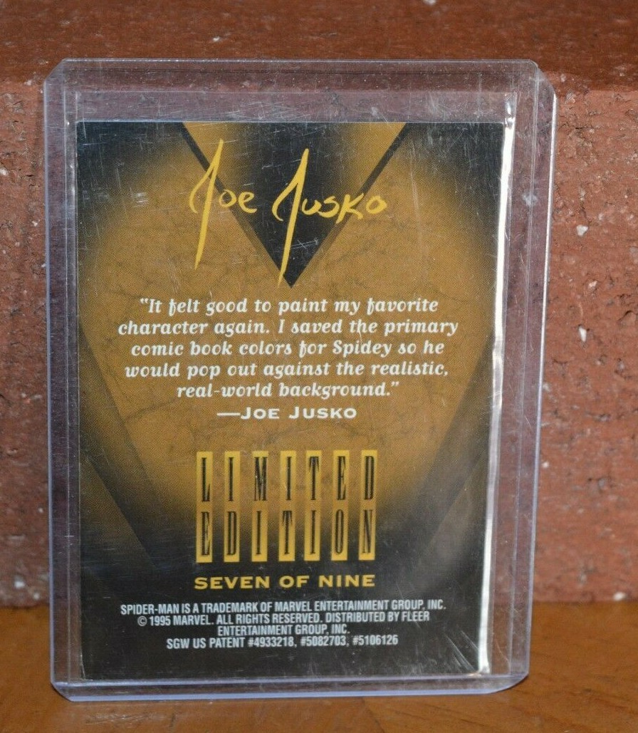 FLEER ULTRA SPIDER-MAN CARD LIMITED EDITION GOLDEN WEB SPIDER-MAN